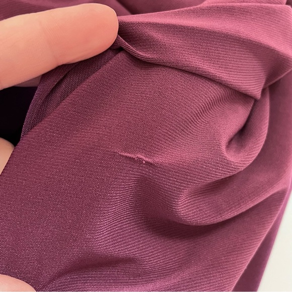 WHBM Instantly Slimming Twist-Detail Sheath Dress Purple Size 4P Petite - Picture 10 of 14